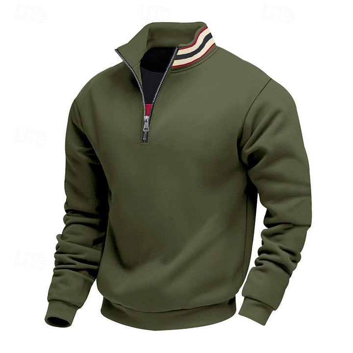 Zamek 1/4 stójka sweter