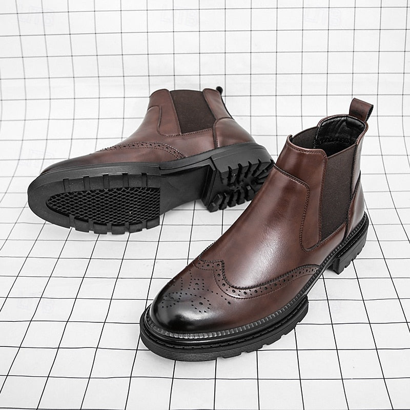 Wingtip sztyblety chelsea