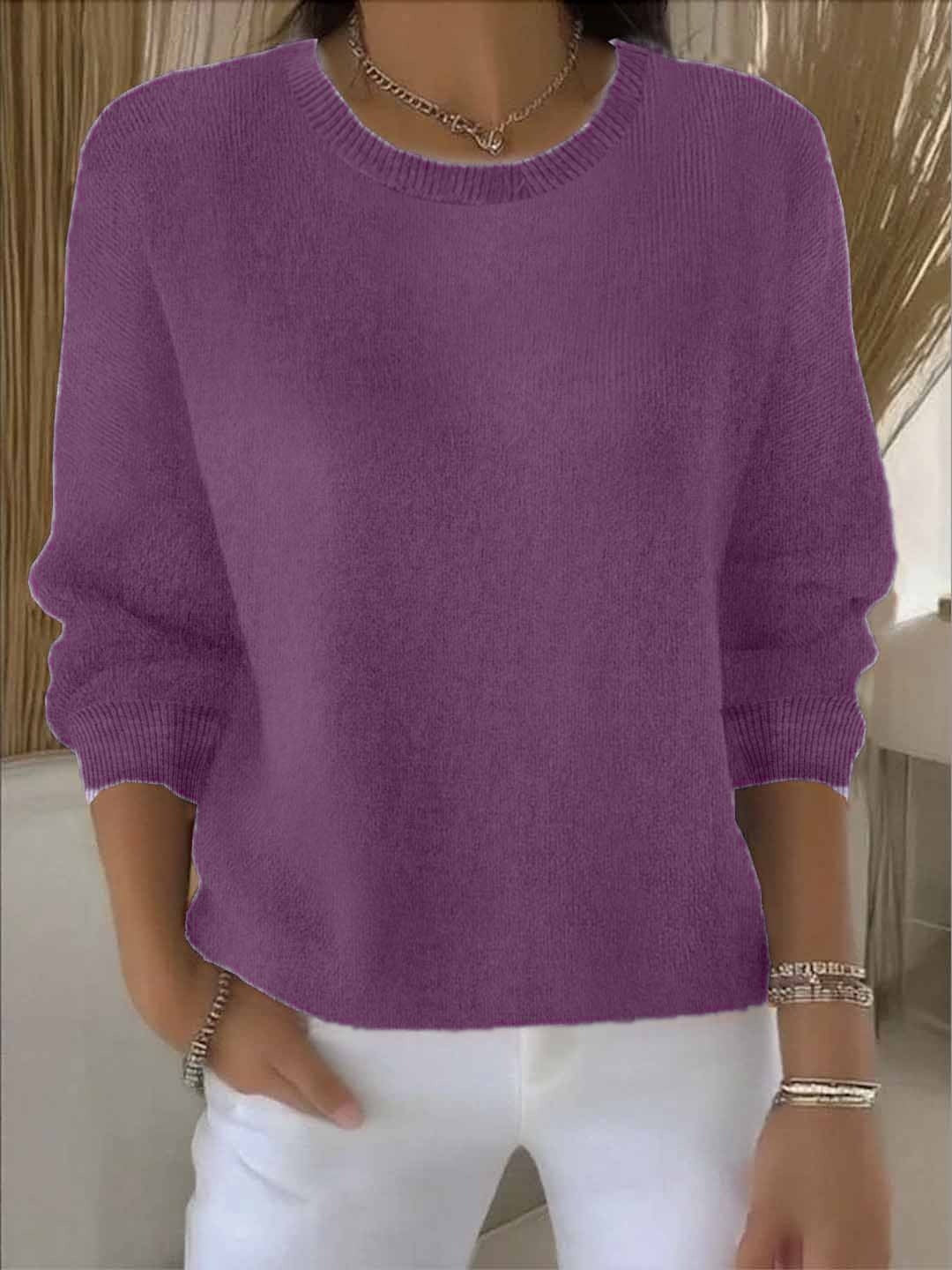 Swobodny codzienny sweter