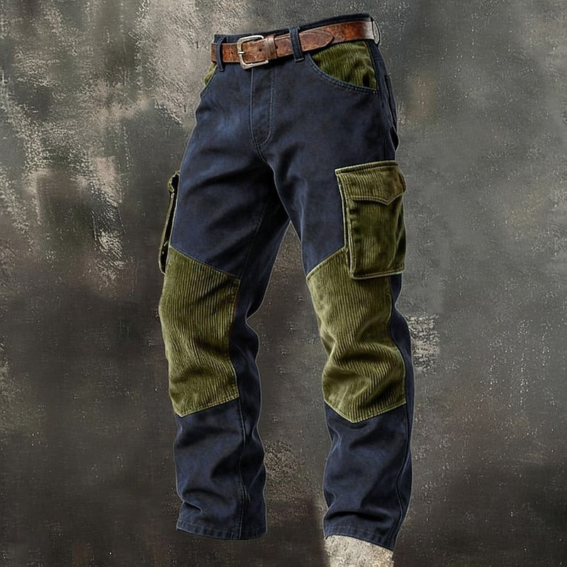 Solidny Two-Tone spodnie cargo