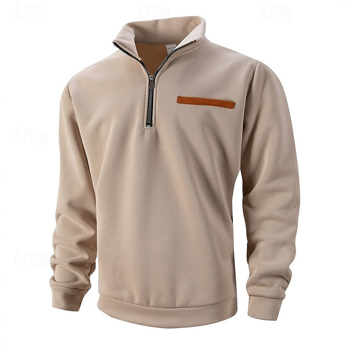 Elegancki zamek 1/4 sweter