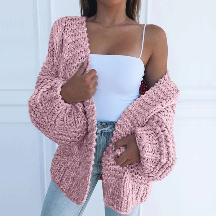 Chunky dzianina kardigan