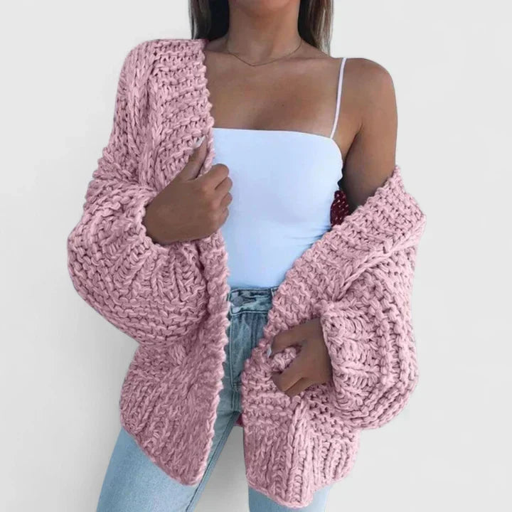 Chunky dzianina kardigan