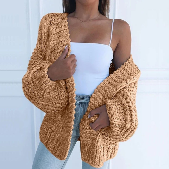 Chunky dzianina kardigan