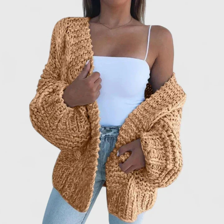 Chunky dzianina kardigan