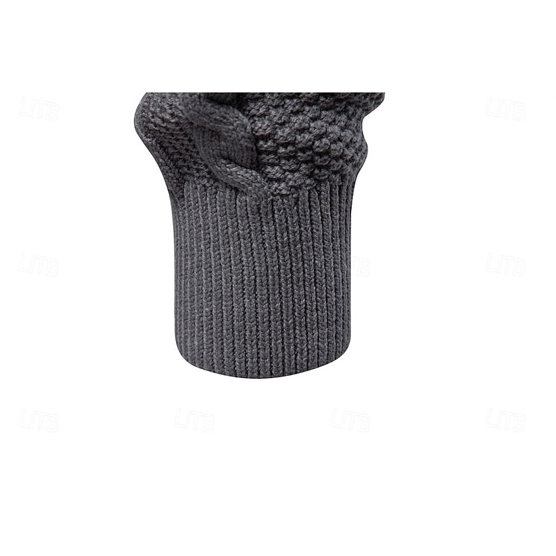 Fakturowany Zip-Up kardigan