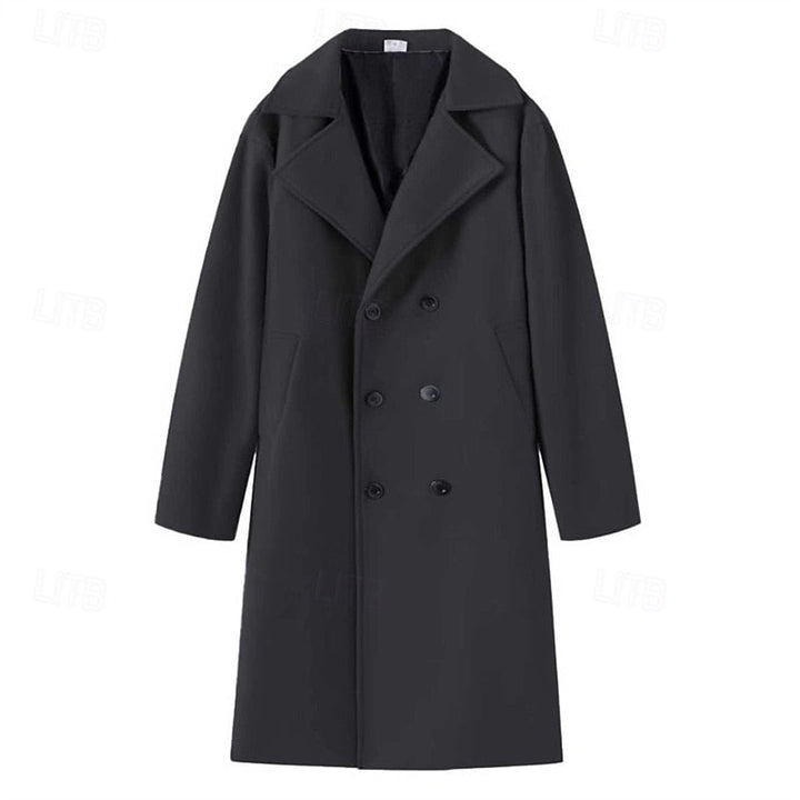 Dopasowany długi Overcoat