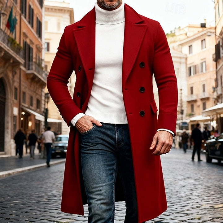 Elegancki długi Overcoat