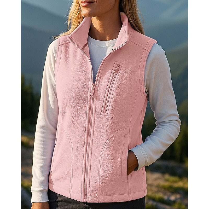 Przytulny Zip-Up kamizelka