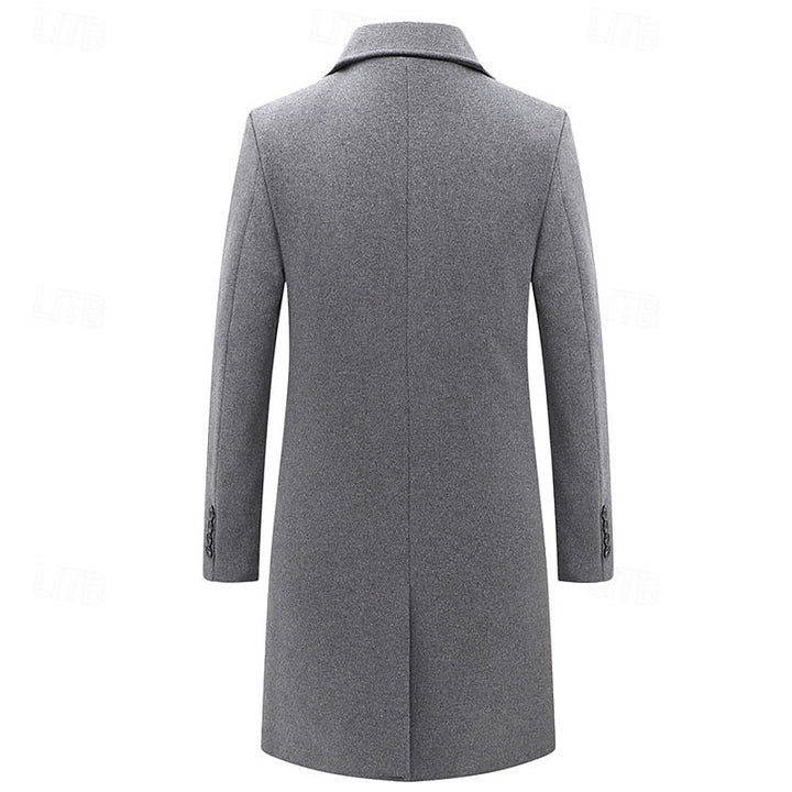 Elegancki Double-Breasted Overcoat