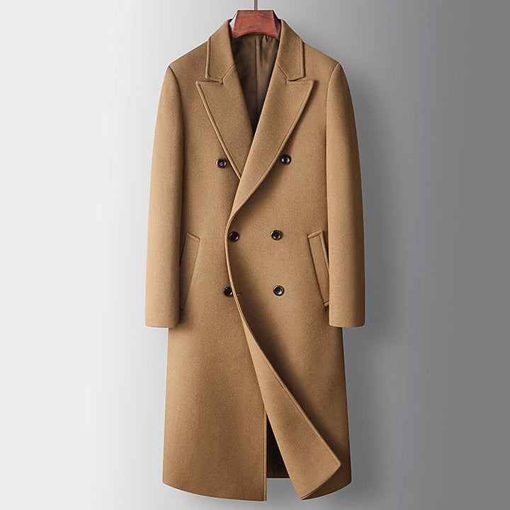 Elegancki Double-Breasted Overcoat
