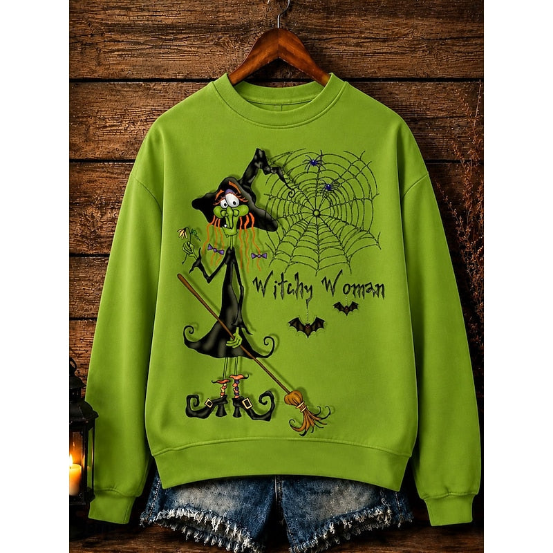 Playful Halloween okrągły dekolt bluza