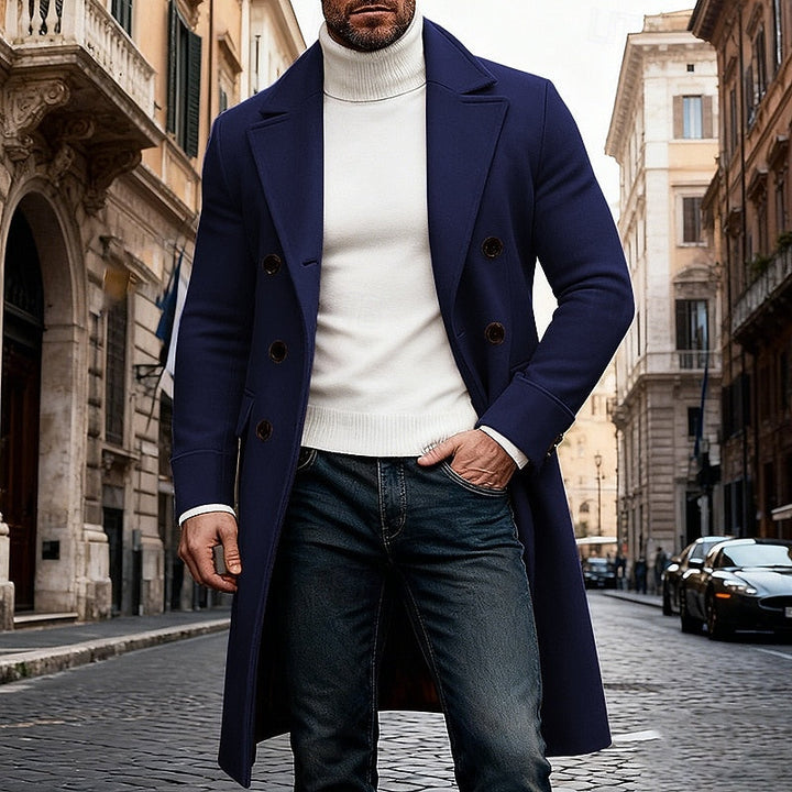 Elegancki długi Overcoat