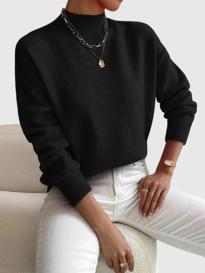 Elegancki półgolf sweter