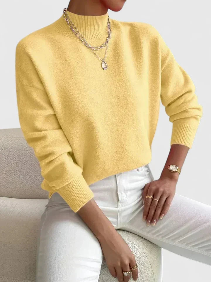 Elegancki półgolf sweter