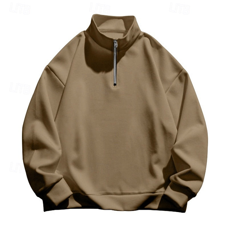 Zamek 1/4 stójka sweter
