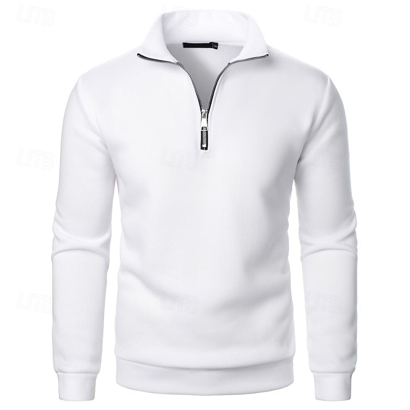 Zamek 1/4 stójka sweter