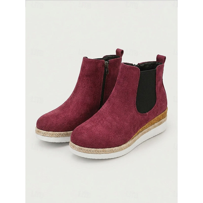 Przytulny Wedge botki
