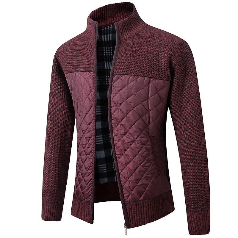 Zip-Up wyróżniać się kołnierz kardigan
