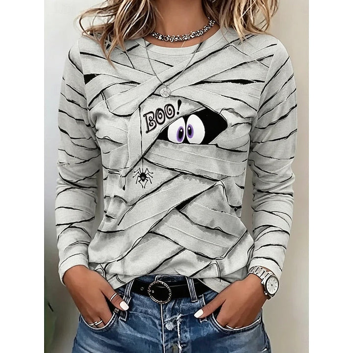 Playful Halloween długi-rękaw top