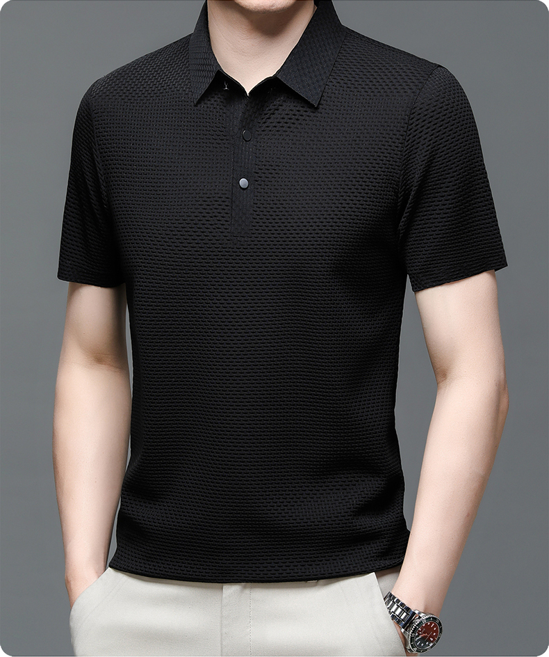 Stylowy Button-Up koszulka polo