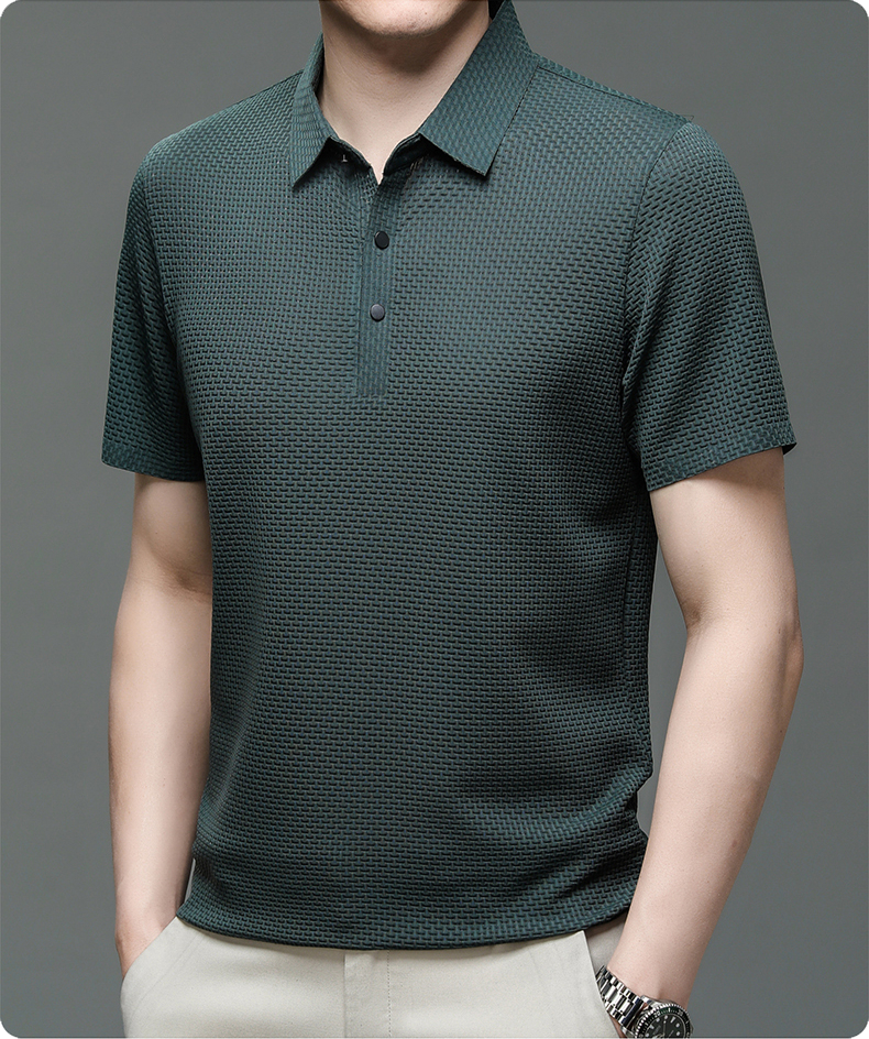 Stylowy Button-Up koszulka polo