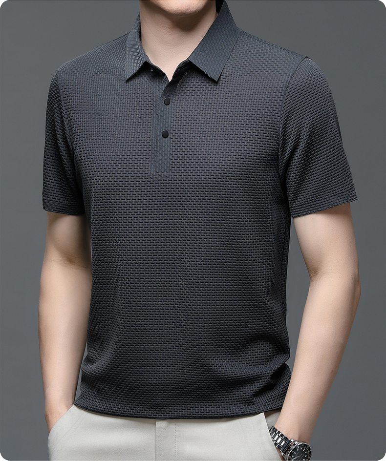 Stylowy Button-Up koszulka polo