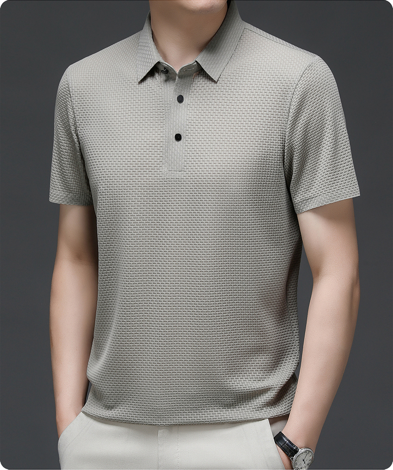 Stylowy Button-Up koszulka polo