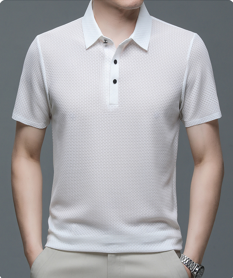 Stylowy Button-Up koszulka polo