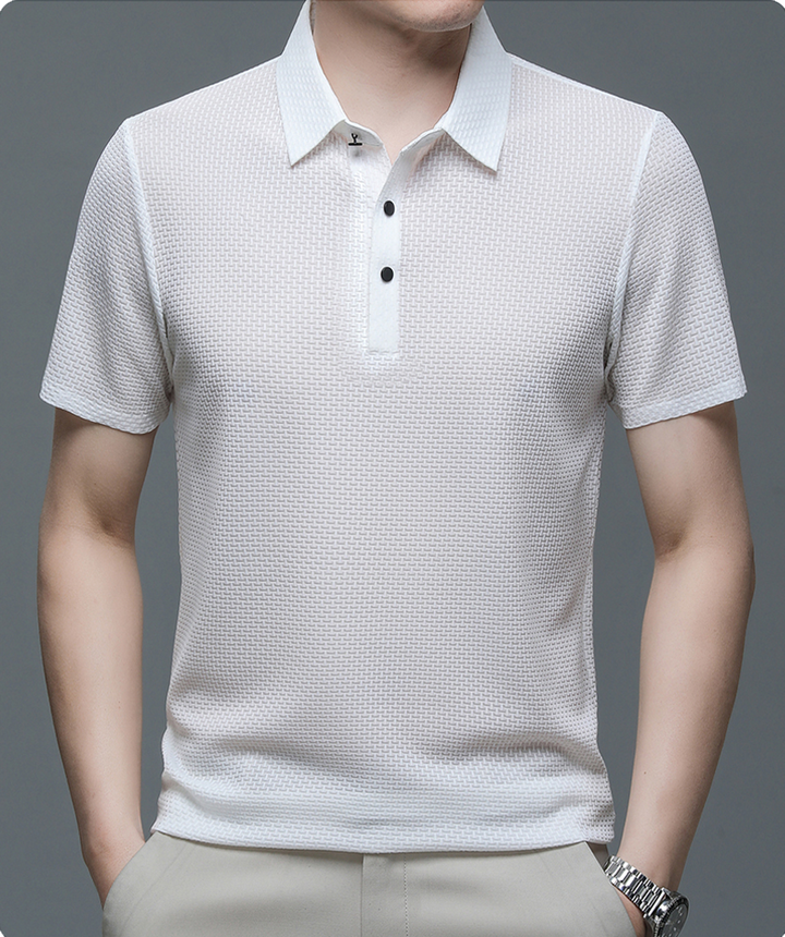 Stylowy Button-Up koszulka polo