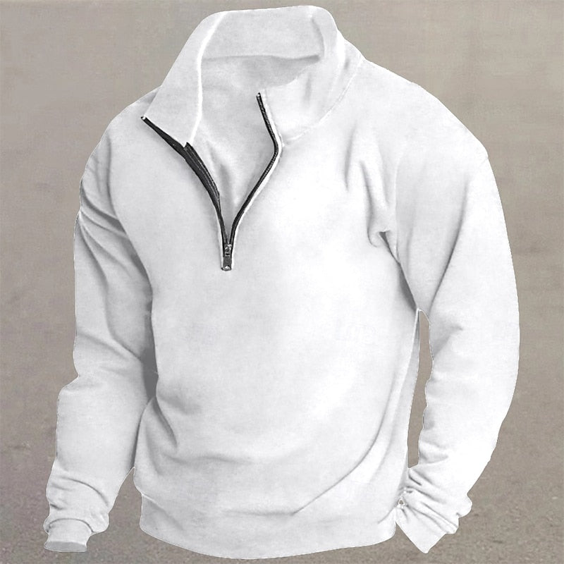 Zamek 1/4 stójka sweter