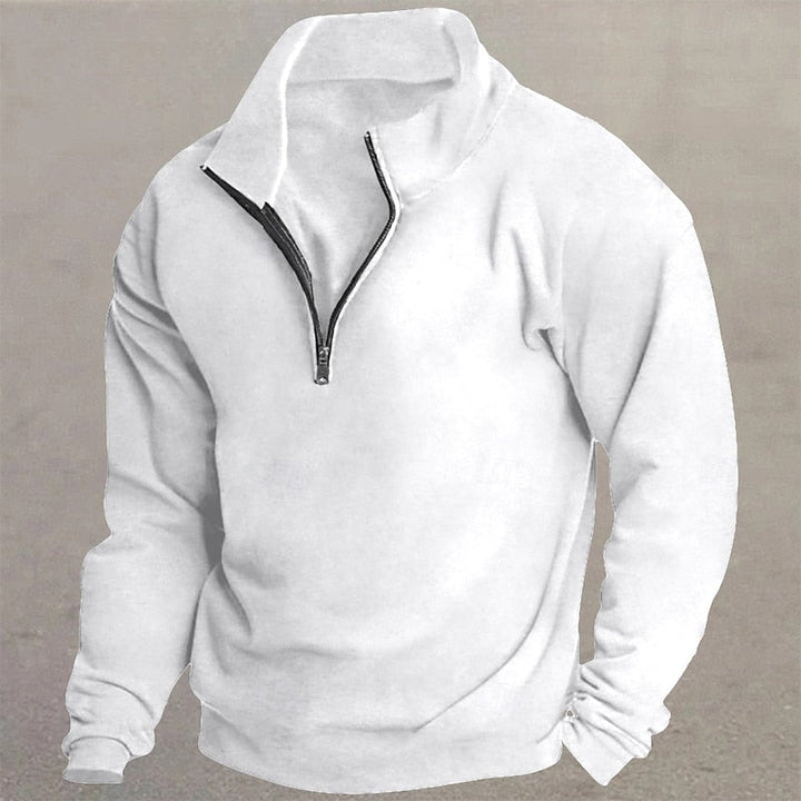 Zamek 1/4 stójka sweter
