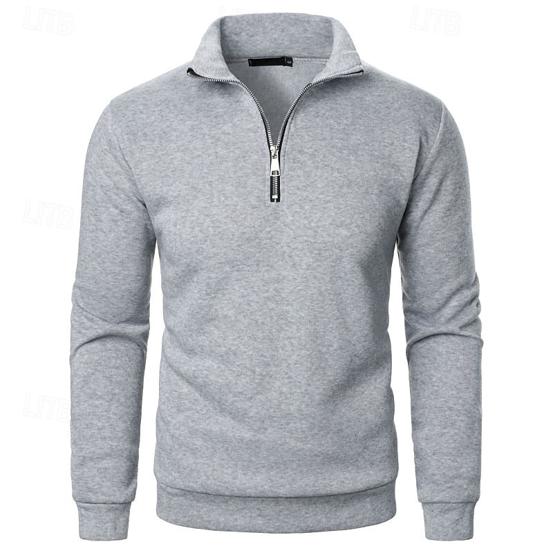 Zamek 1/4 stójka sweter