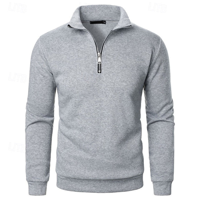 Zamek 1/4 stójka sweter