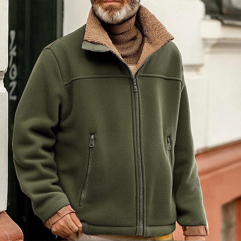 Sherpa-Collar pełny-zamek kurtka