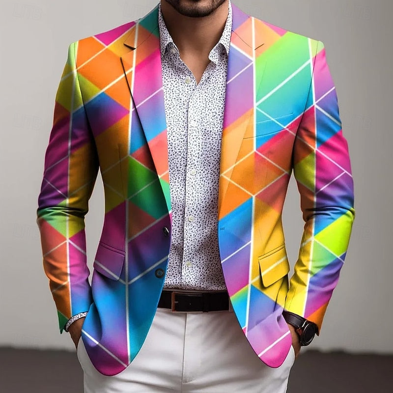 Nowoczesny Geometric marynarka