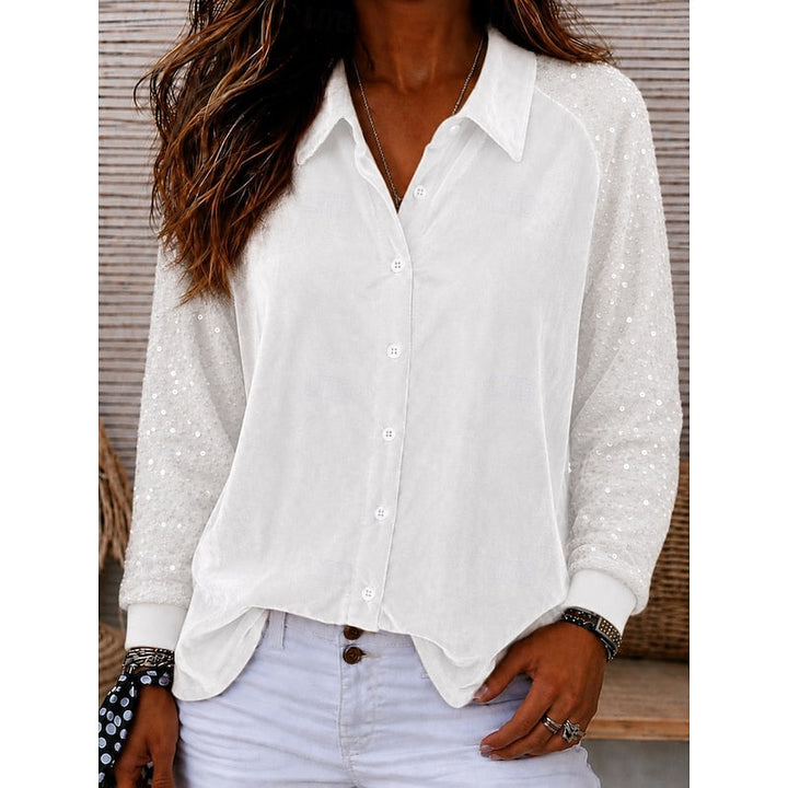 Shimmer-Sleeve elegancki koszula