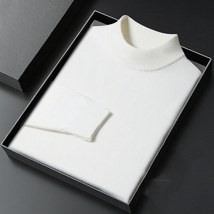 Elegancki imitacja szyja sweter
