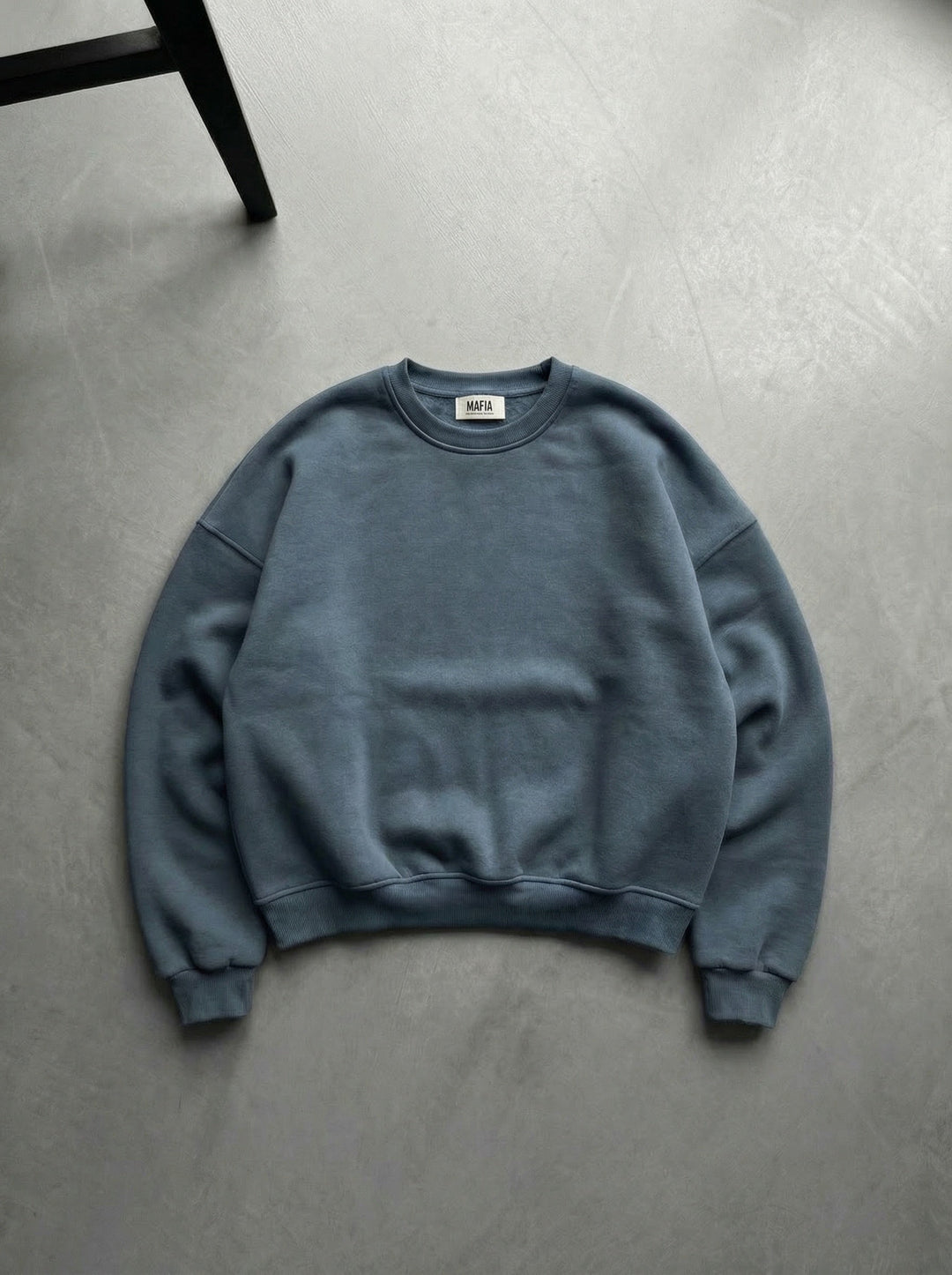 Oversize Podstawowy Sweter - Burzowa Pogoda