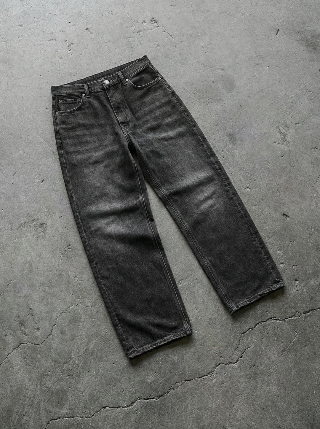 Spodnie Relax Baggy Fit - Czarny