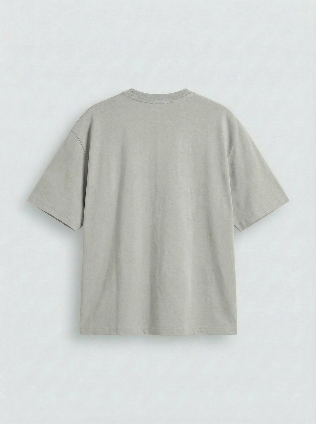 Oversize Basic T-Shirt - Szary