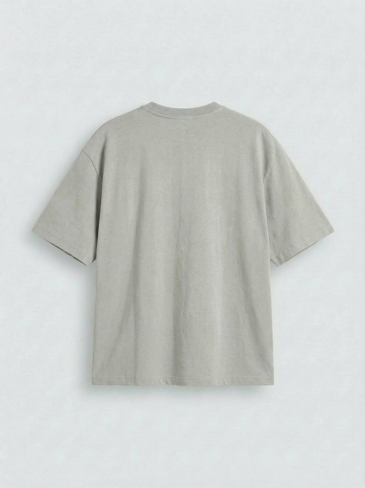 Oversize Basic T-Shirt - Szary