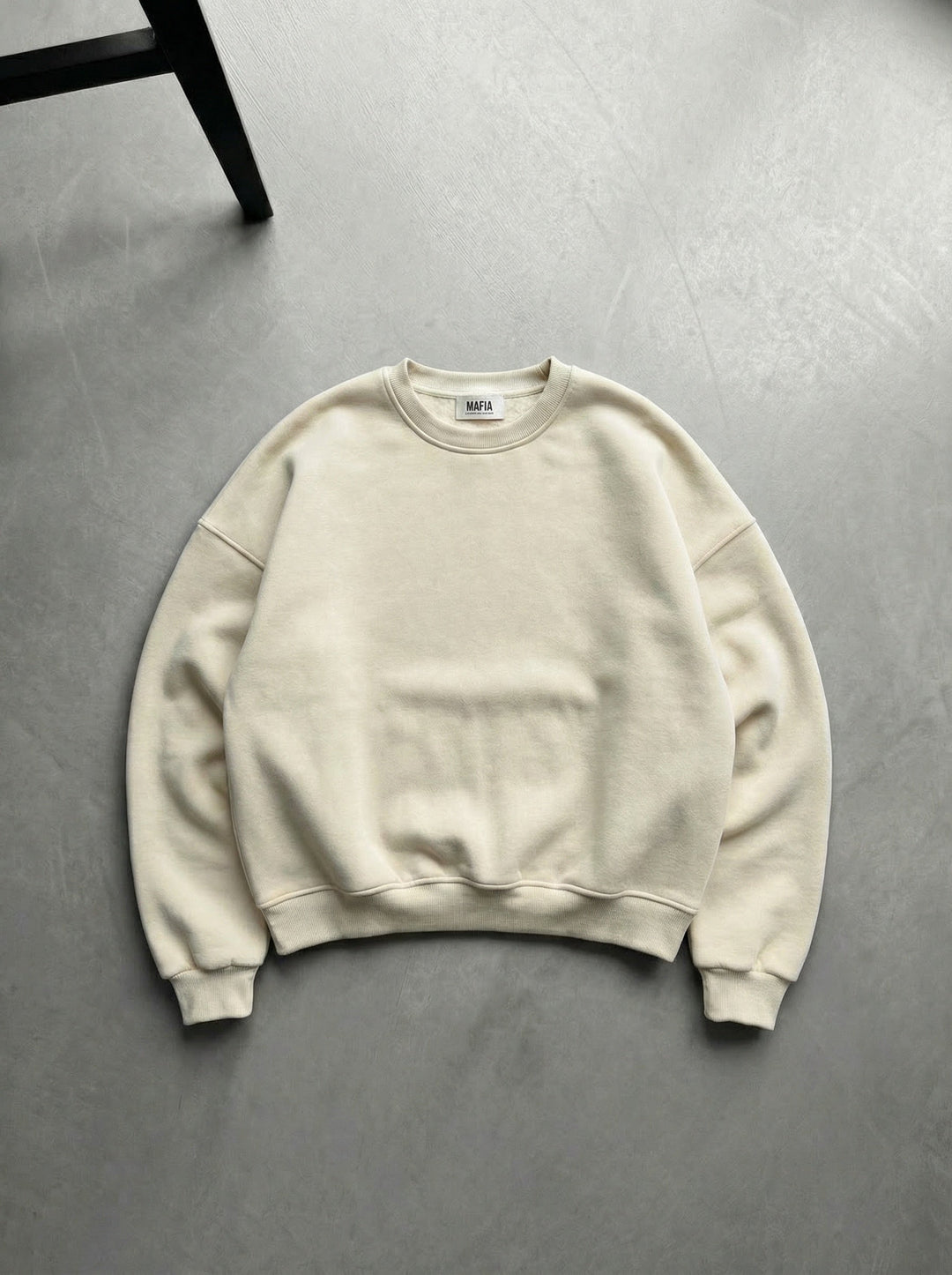 Oversize Basic Sweater - Antyczna Biała