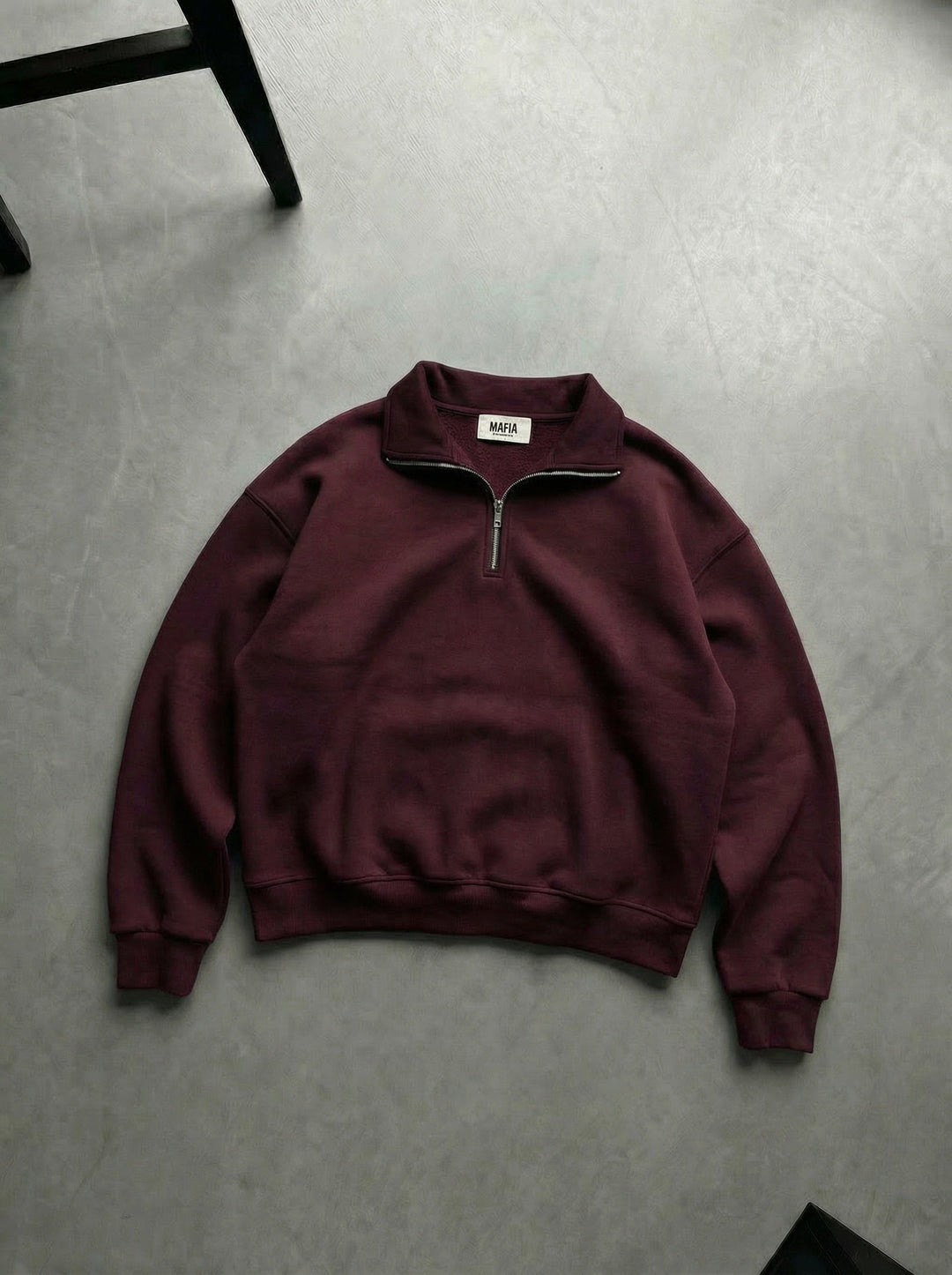 Oversize Polo Sweatshirt z Pół-Zipem - Port Royale