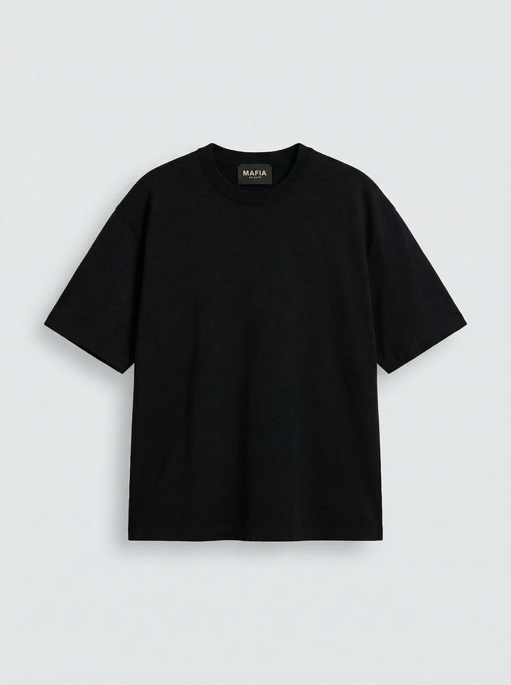 Oversize Basic T-Shirt - Czarny