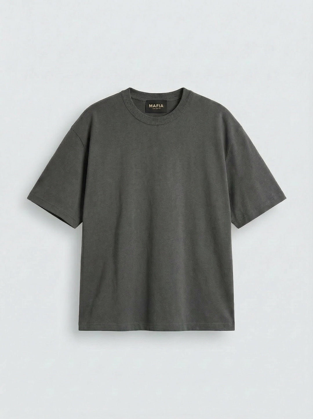 Oversize Basic T-Shirt - Antracyt