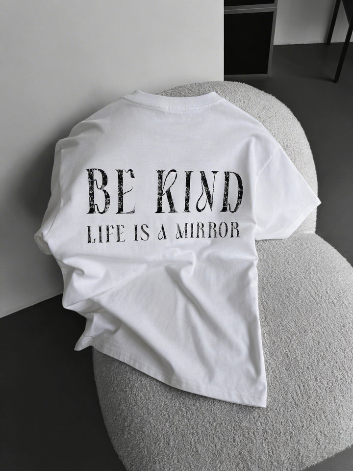Oversize Be Kind T-shirt - Ecru
