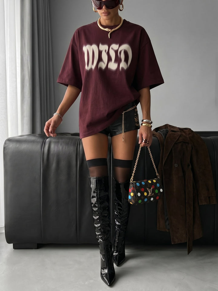 T-shirt Oversize Wild - Port Royale