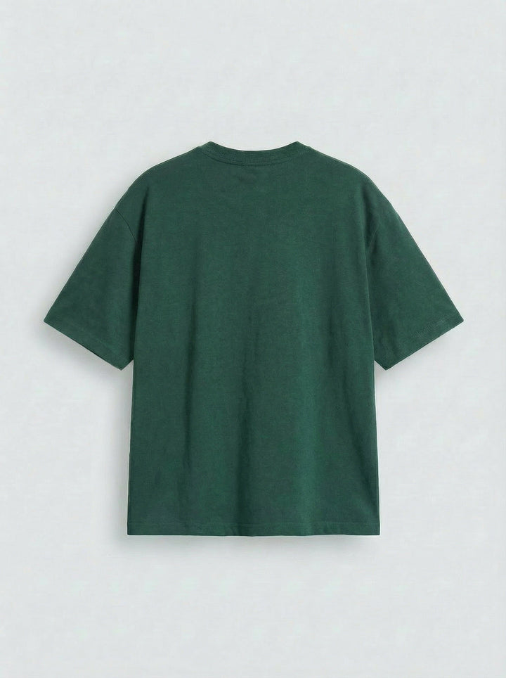 Oversize Basic T-Shirt - Petrol