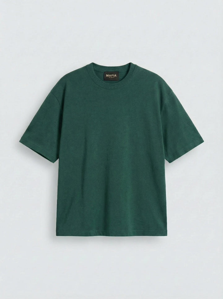 Oversize Basic T-Shirt - Petrol